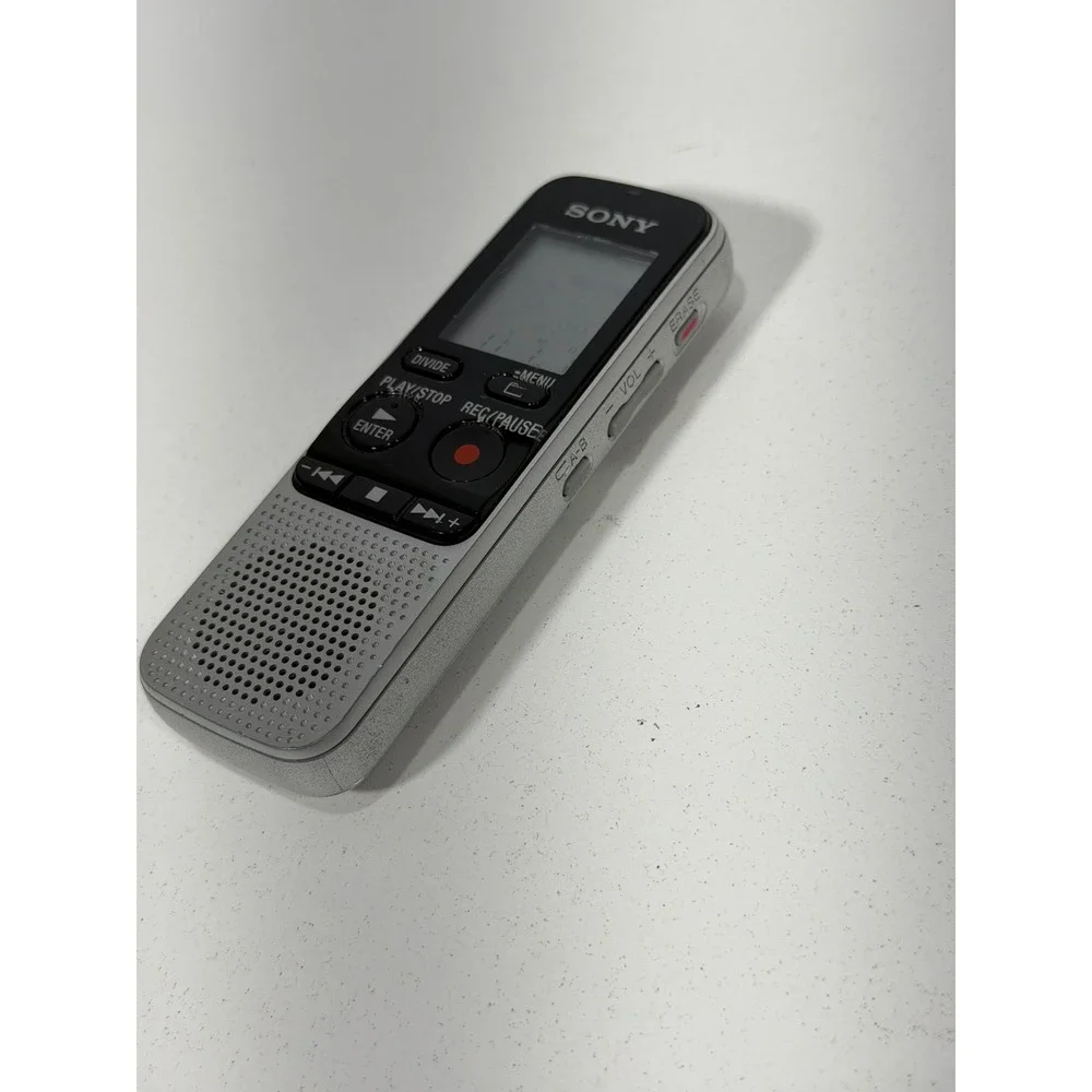Sony ICD-BX112 Digital Voice Recorder IC Recorder Silver Handheld MP3 Dictaphone